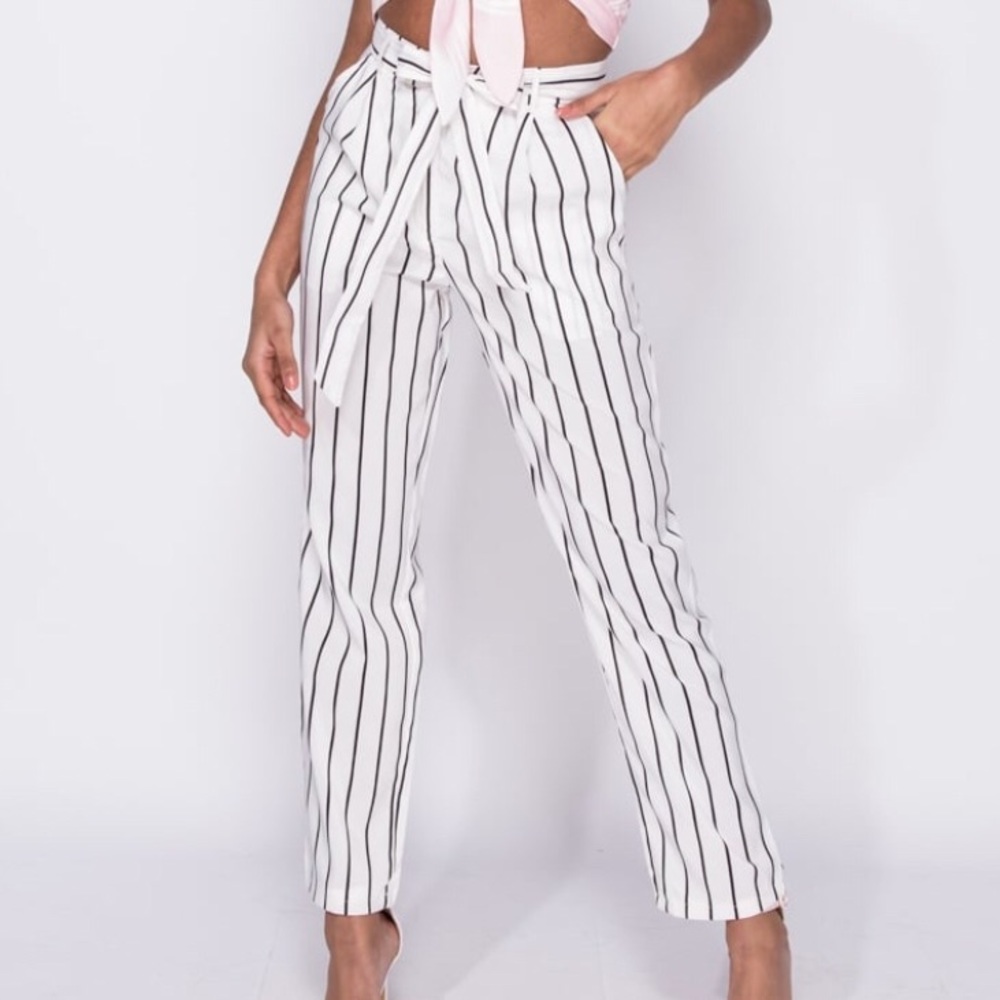 Pinstriped Trousers Available in 6/8/10/12/14